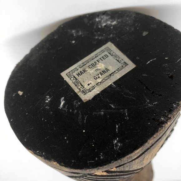 African (Ghana) Hand Crafted Wood Carving - Picture 6 of 6